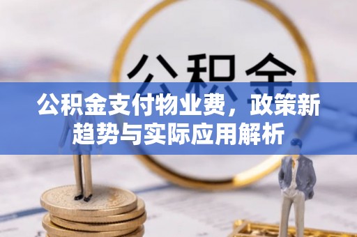 民雄公积金支付物业费，政策新趋势与实际应用解析