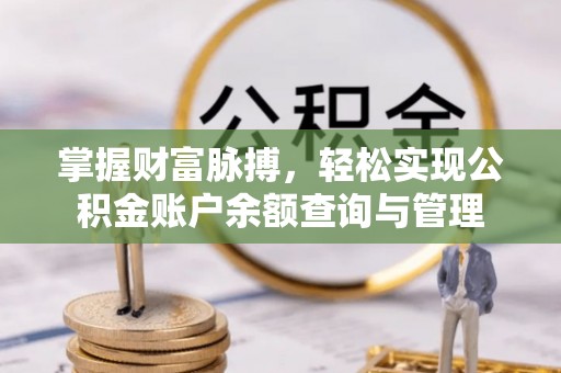 民雄掌握财富脉搏，轻松实现公积金账户余额查询与管理